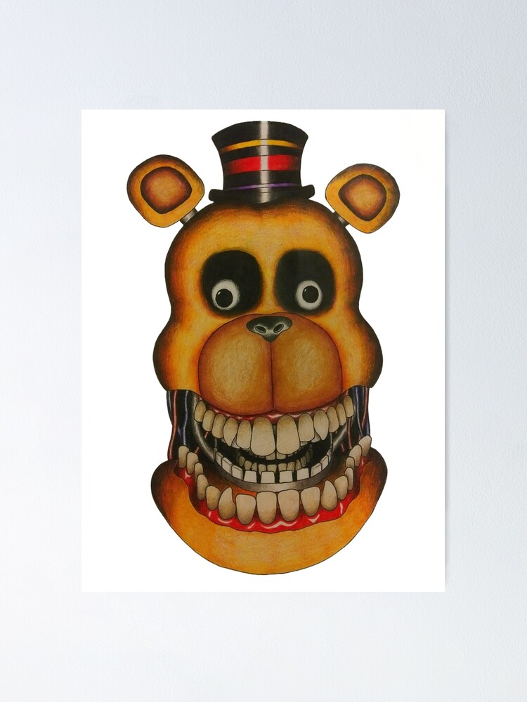 Five Nights at Freddy's Custom Withered Animatronics Poster for