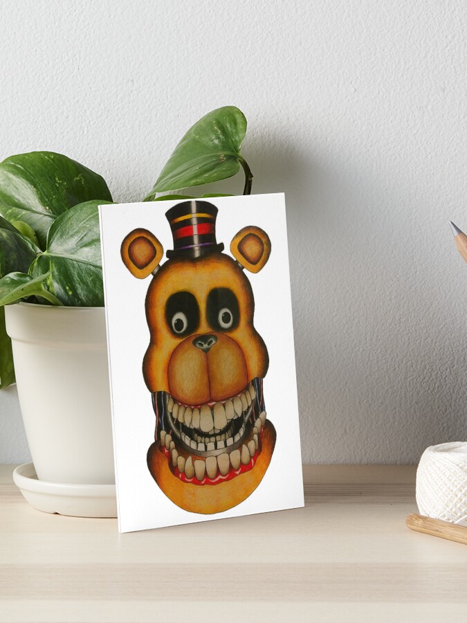 Five Nights At Freddy's Withered Chica Art Board Print for Sale by  HappyTreeX1