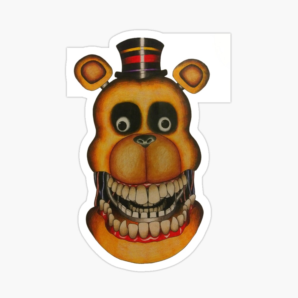 Five Nights at Freddy's Nightmare Withered Freddy W/ Party Wall