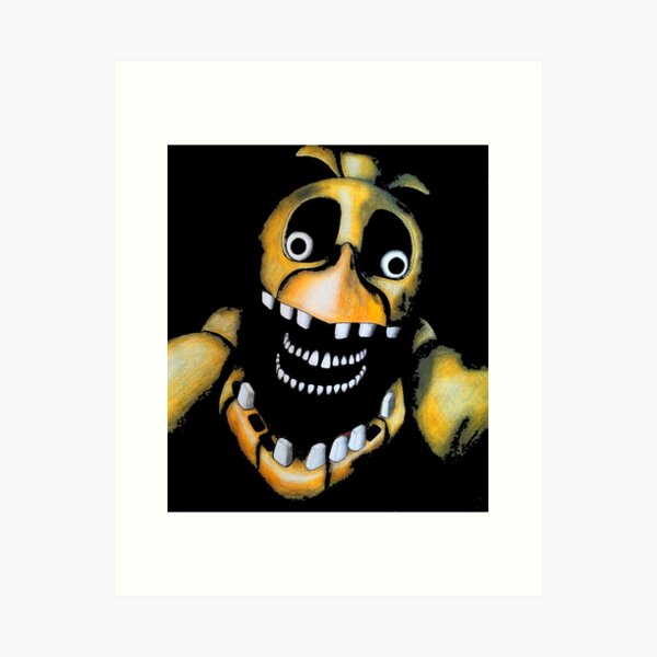 Five Nights At Freddy's Withered Chica Art Board Print for Sale by  HappyTreeX1