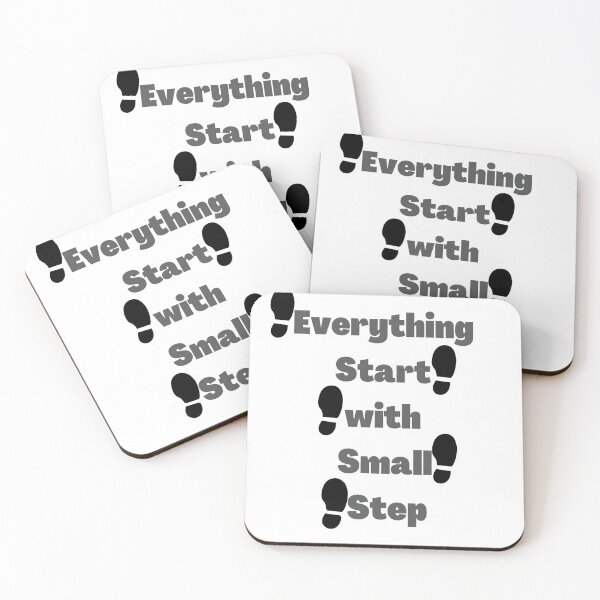 Item preview, everything start with small step  designed and sold by nagucv107.