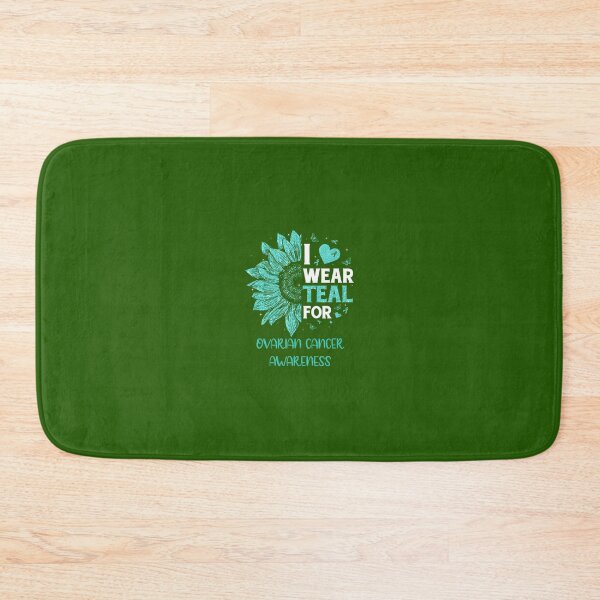 Item preview, Sunflower I Wear Teal Ribbon Ovarian Cancer Awareness 	 	 designed and sold by mjcxujrokt68.