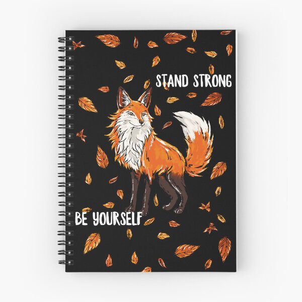 Item preview, Stand strong, be yourself autumn fox designed and sold by Krystalkayart.