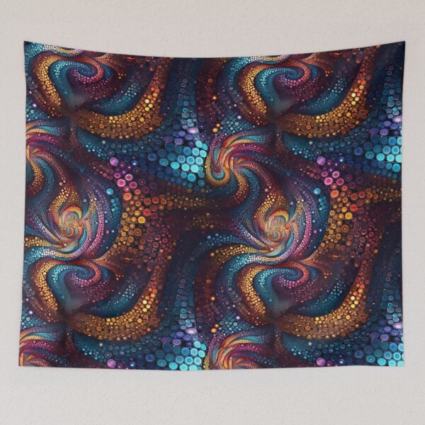Item preview, Hyperbolic Light Waves – Seamless designed and sold by GalacticLabs.