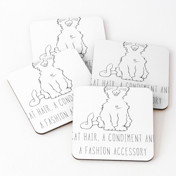 Item preview, Cat Hair A condiment and fashion accessory designed and sold by latrishatoasto.