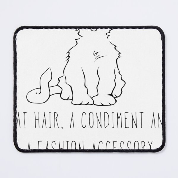 Item preview, Cat Hair A condiment and fashion accessory designed and sold by latrishatoasto.