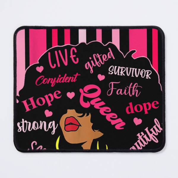 Item preview, Survivor Black Women Breast Cancer Awareness Black Girl designed and sold by curtfilipiakvip.