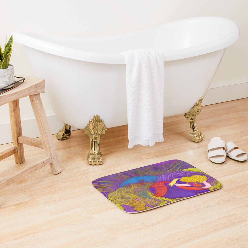 Item preview, Bath Mat designed and sold by NomadicCreative.