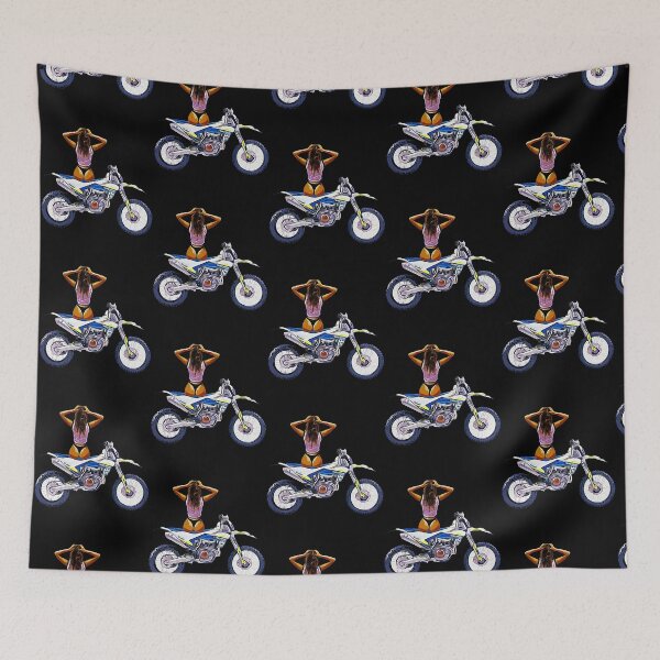 Item preview, Lady on Husqvarna designed and sold by darden-shan.
