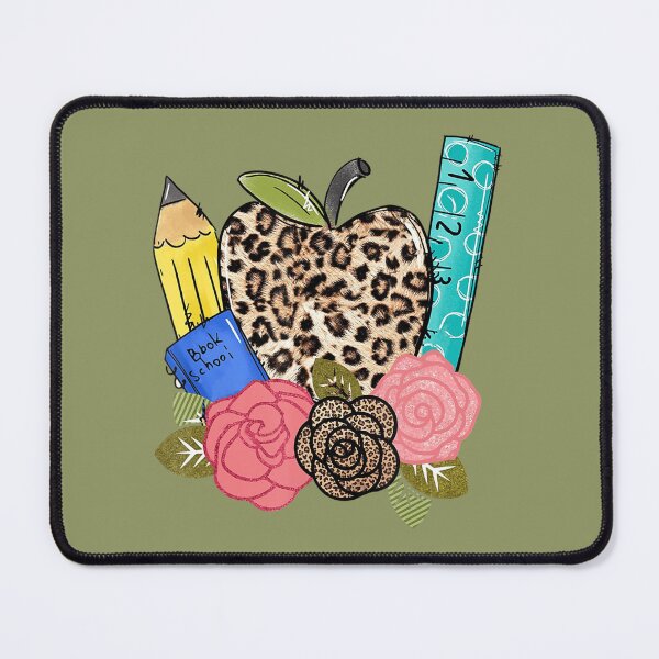 Item preview, Floral Back To School Funny Teacher & Student Leopard  	 designed and sold by zhgyydsn31.