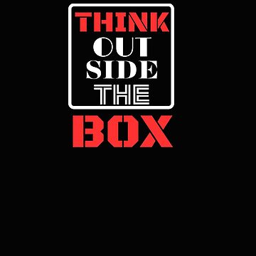 Artwork thumbnail, think out of the box by zubiaqureshi