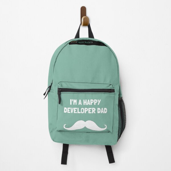 Item preview, I'm a Happy Developer Dad : Hello World Python designed and sold by AureStyle.
