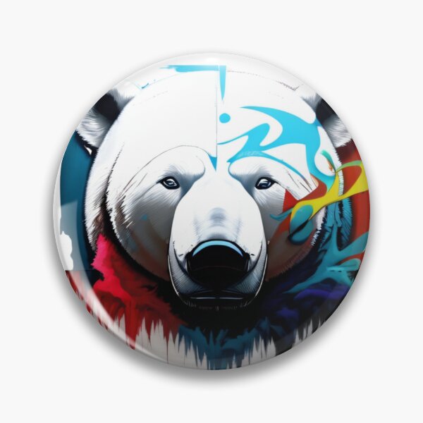 Item preview, Graffiti Polar bear designed and sold by GarmentDoortje.