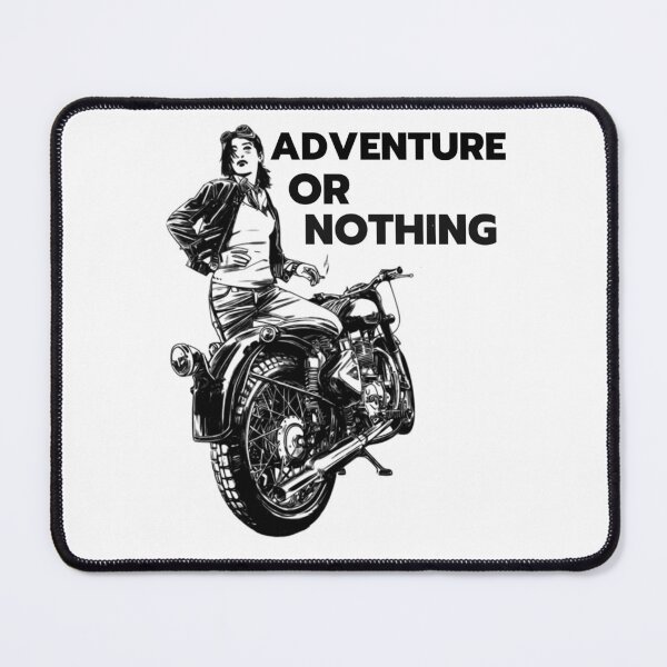 Item preview, Adventure or Nothing Motorcycle Design  designed and sold by Harsh  Katariya.
