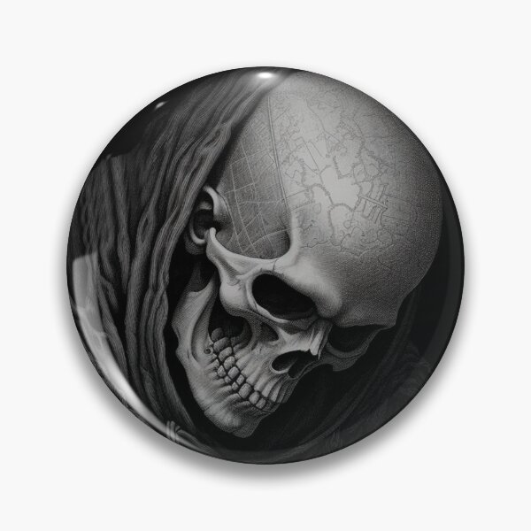 Item preview,  Malevolent Underworld Demonic Skull designed and sold by ArtfulImprints.