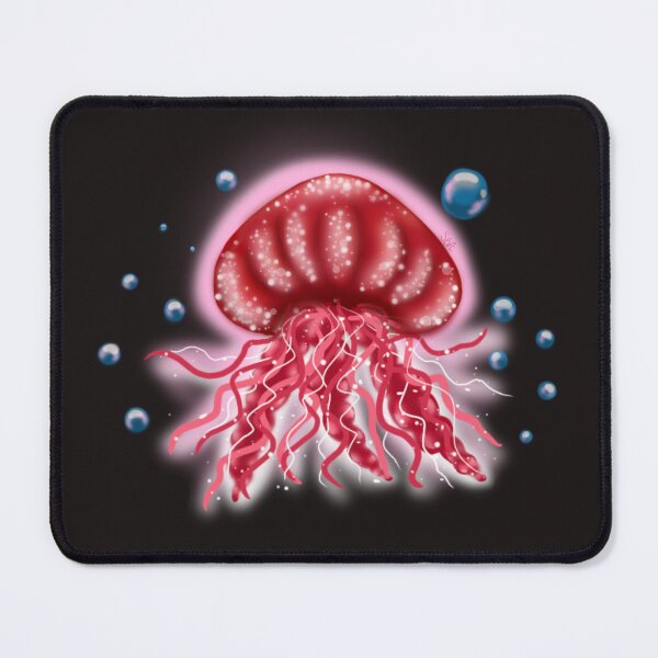 Item preview, Glowing Jelly Fish Drawing designed and sold by SquishyBeeArt.