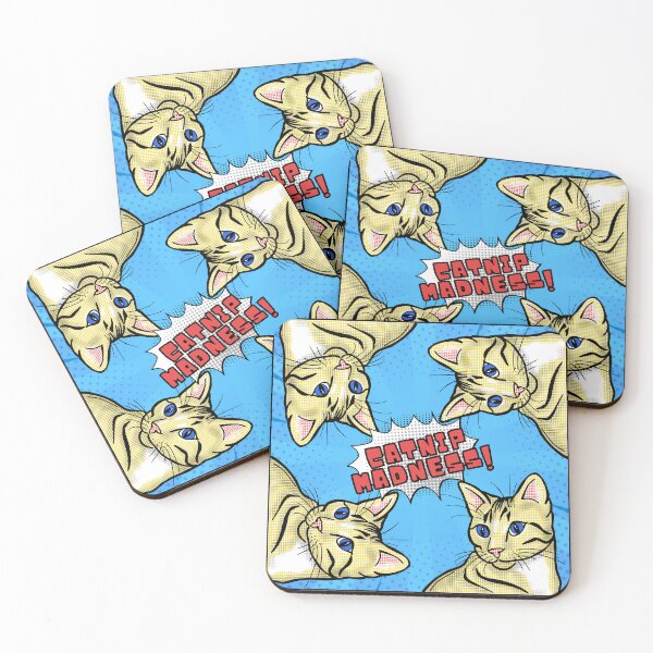 Item preview, CATNIP MADNESS COMIC DESIGN designed and sold by BlueAbove.