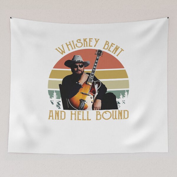Item preview, Whiskey Bént And Héll Bóund Hánk Retro Vintage , Hánk Actor Wíllíams Jr designed and sold by MekhalaSomsi.