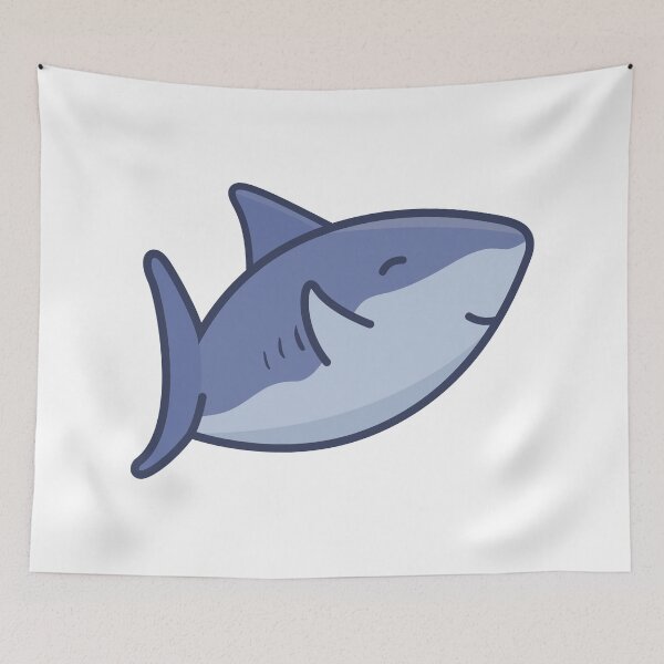 Item preview, Happy Shark designed and sold by inksycutsy.
