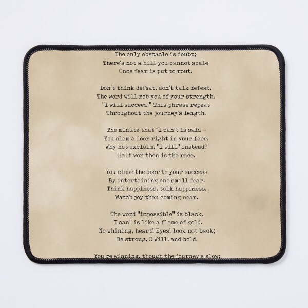 Item preview, Believe This - Wilhelmina Stitch Poem - Literature - Typewriter Print 1 - Vintage designed and sold by Studio Grafiikka.
