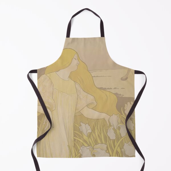 Item preview, Paul Berthon, Iris Girl between irises, Art nouveau designed and sold by NouveauEra.