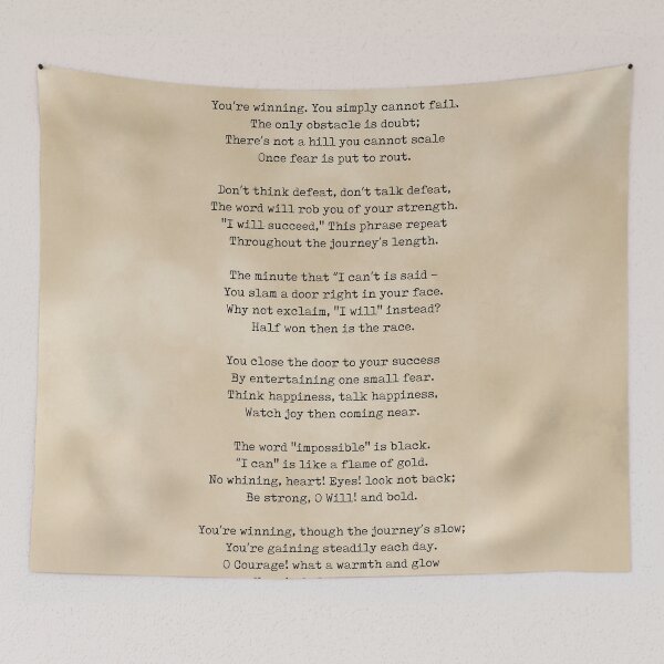 Item preview, Believe This - Wilhelmina Stitch Poem - Literature - Typewriter Print 1 - Vintage designed and sold by Studio Grafiikka.