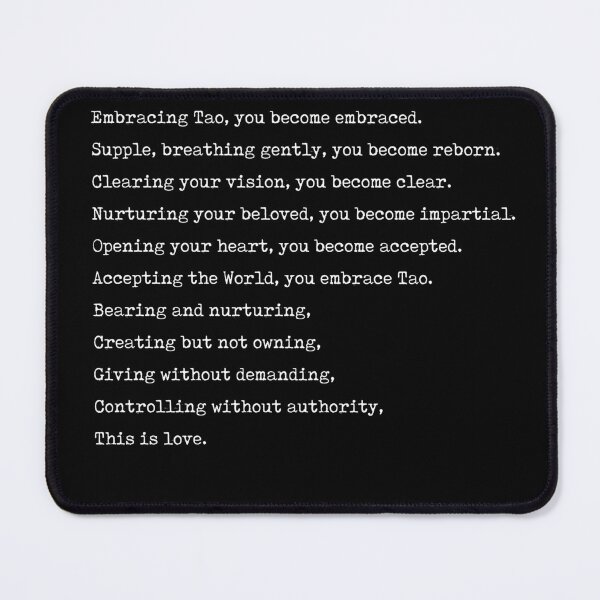 Item preview, This is love - Lao Tzu Poem - Literature - Typewriter Print - Black designed and sold by Studio Grafiikka.