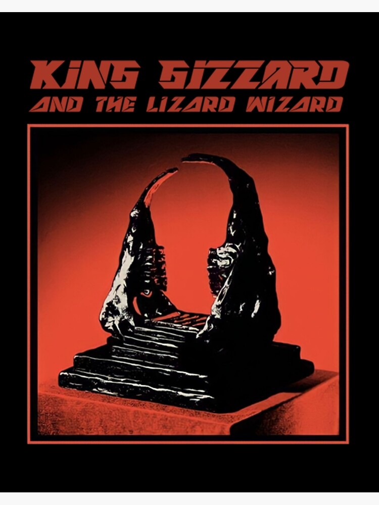 King Gizzard and The Lizard Wizard Wallpaper Print Art Board Print for  Sale by -alien