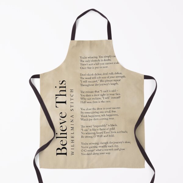Item preview, Believe This - Wilhelmina Stitch Poem - Literature - Typography Print 2 - Vintage designed and sold by Studio Grafiikka.