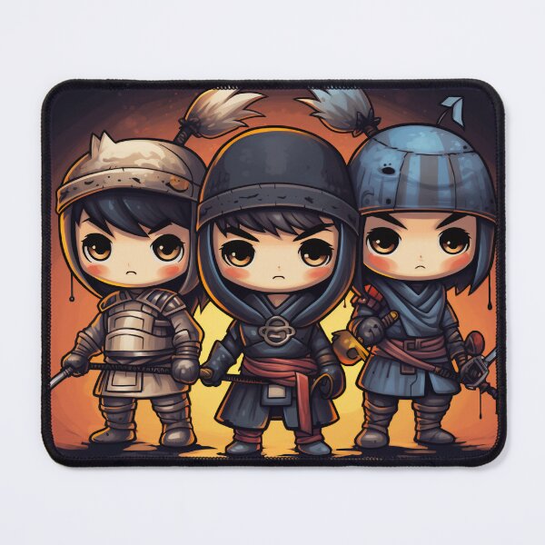 Item preview, Playful Ninja Delight: Adorable Artwork for Ninja Enthusiasts designed and sold by DreamyDesigns92.