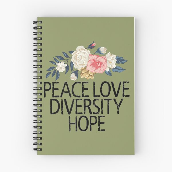 Item preview, Floral Flowers, Peace Love Diversity Hope 	 	 designed and sold by zhgyydsn31.
