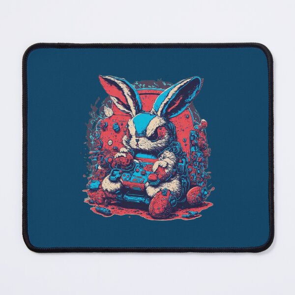 Item preview, Rabbit playing a game controller designed and sold by Framacu.