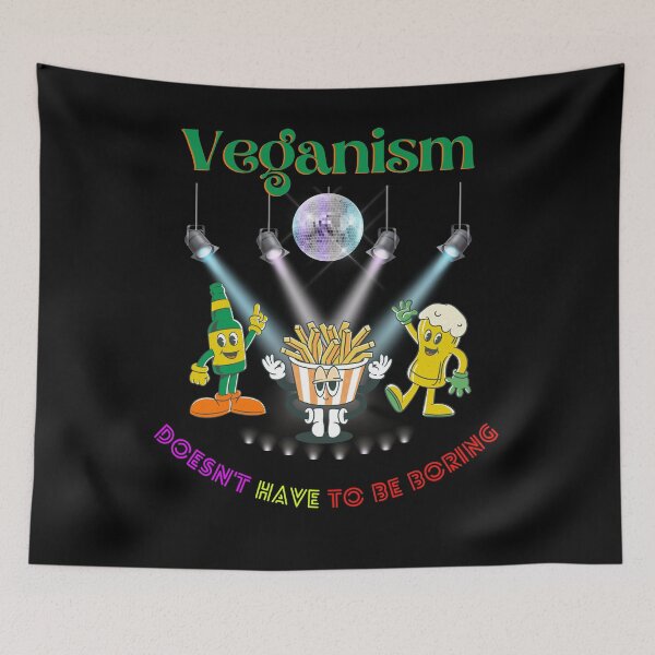 Item preview, Veganism Doesn't Have to Be Boring! designed and sold by MorningTeeNmore.