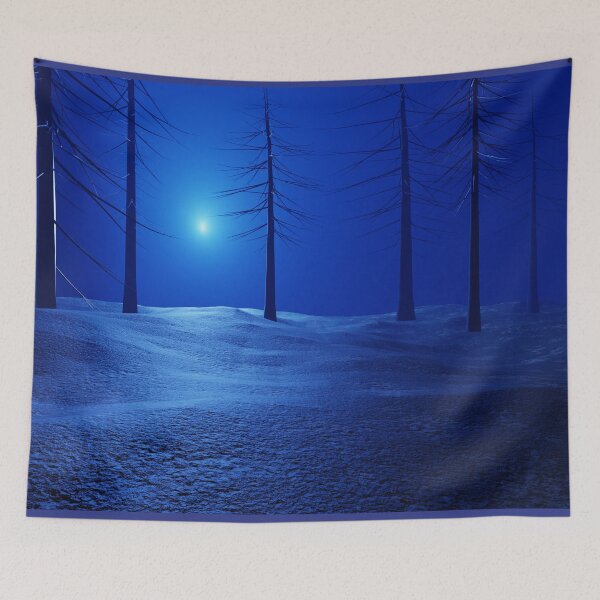 Item preview, Aesthetic blue forest birches designed and sold by DesignYourWaystore.