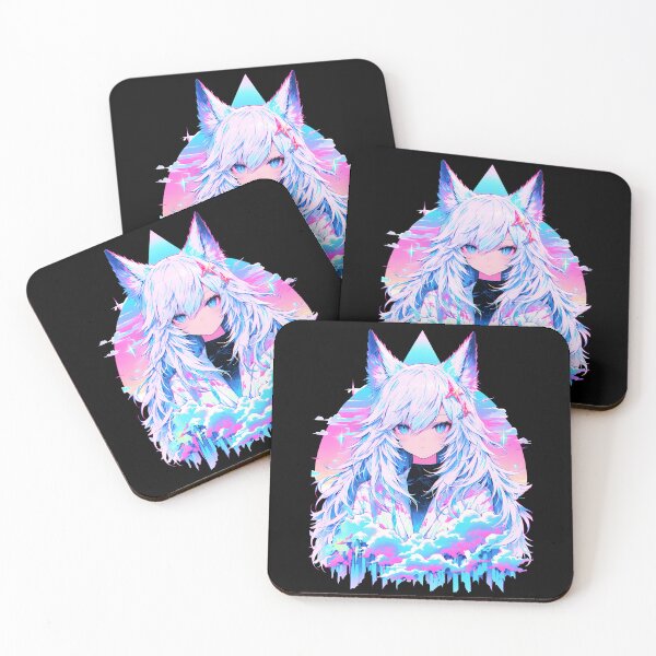 Item preview, Retrowave Kitsune designed and sold by ScarletClover.