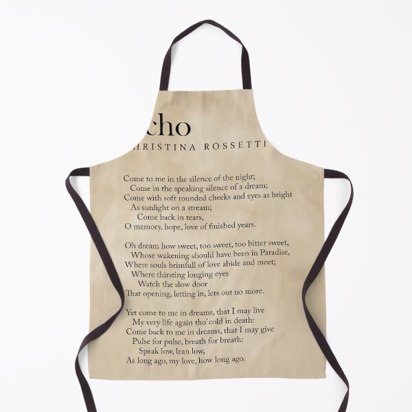 Item preview, Echo - Christina Rossetti Poem - Literature - Typography Print 1 - Vintage designed and sold by Studio Grafiikka.