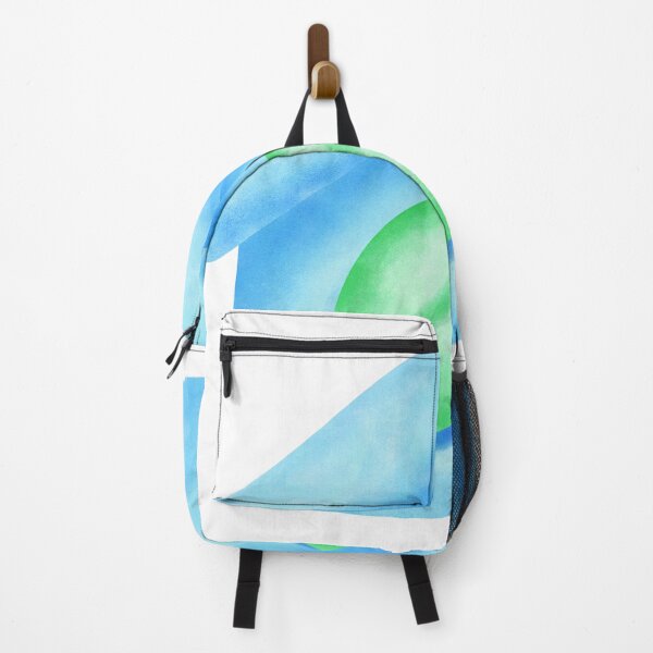 Item preview, Save energy minimal cute eco blue house and green leaf designed and sold by WawaArtsWork.