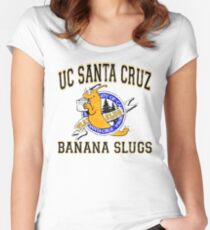 UC SANTA CRUZ BANANA SLUGS from Pulp Fiction Women's Fitted Scoop T-Shirt