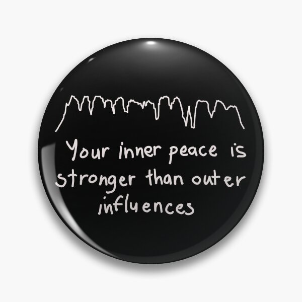 Item preview, Your inner peace is stonger than outer influences designed and sold by VidahobStudio.