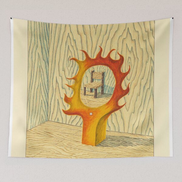 Item preview, Saul Acevedo Gomez - Chair in the Mirror of Fire designed and sold by JesseBlackledge.