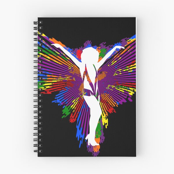 Item preview, Beautiful angel on multicolored background designed and sold by Tong4130.