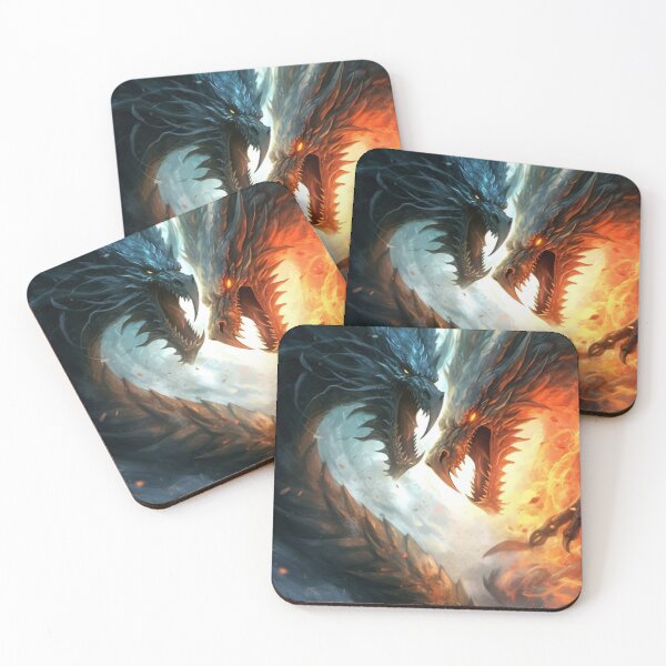 Item preview, Blazing Skies Dragon Clash designed and sold by ArtfulImprints.