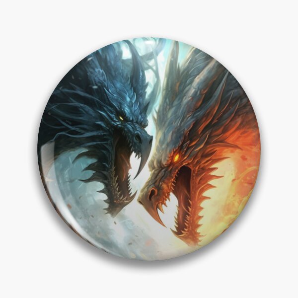 Item preview, Blazing Skies Dragon Clash designed and sold by ArtfulImprints.