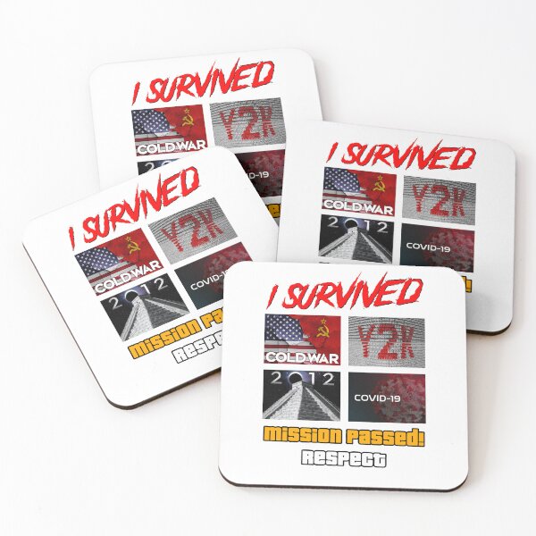 Item preview, I Survived - Mission Passed Respect (white background) designed and sold by Marlon Oseguera.