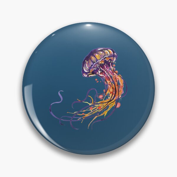 Item preview, Jellyfish watercolor designed and sold by PerryHomeDecore.