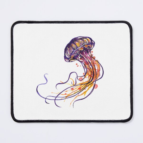 Item preview, Jellyfish watercolor designed and sold by PerryHomeDecore.