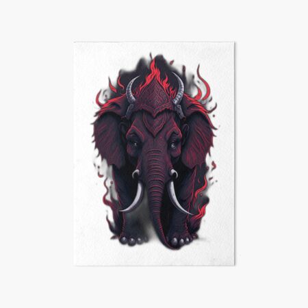 3heads elephant in thai traditional tattoo t Vector Image