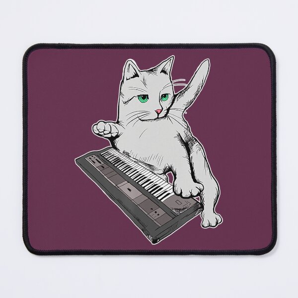Item preview, Cat Playing Synthesizer Cool Musician Synth Keyboard designed and sold by syanhnytk63.