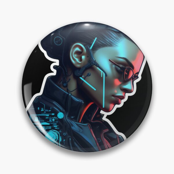 Item preview, Chica cyberpunk designed and sold by TellezStickers.