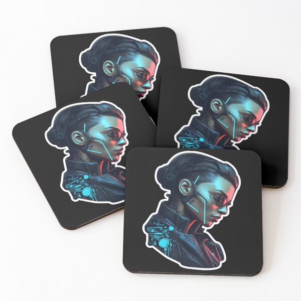 Item preview, Cyberpunk Girl designed and sold by TellezStickers.